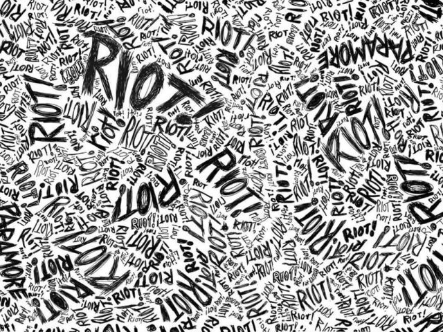 Home image black and white bliss typography design