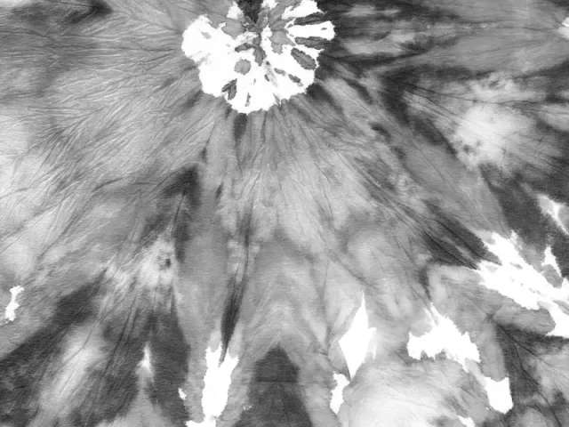 Black white bliss monochrome tie dye